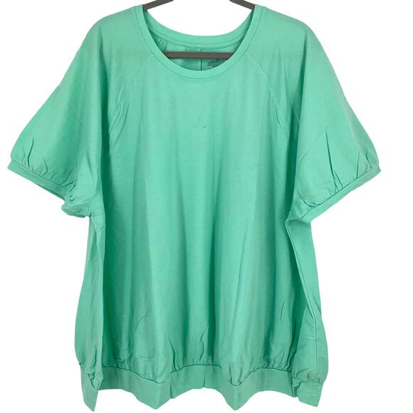 Lane Bryant Green Top Size 30/32 NWT - Picture 6 of 6